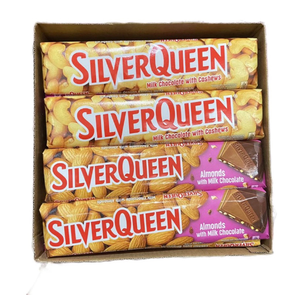 

COKLAT SILVERQUEEN MILKY CHOCOLATE UKURAN 55gr