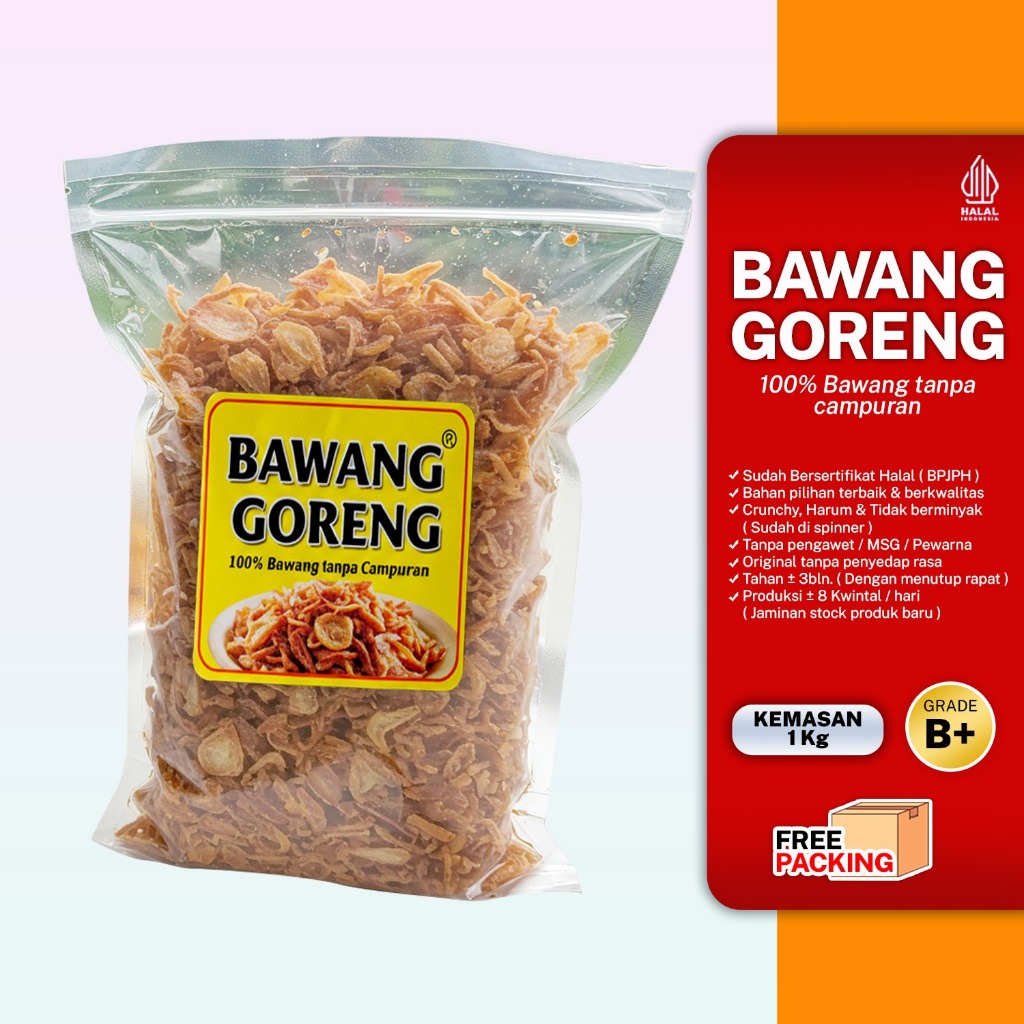 

Bawang Merah Goreng 1 Kg Grade B Murah