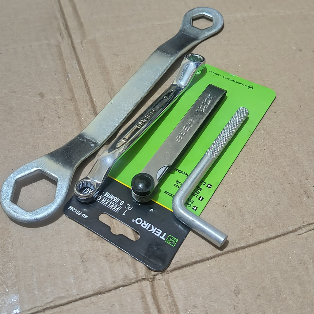 kunci klep motor tekiro / alat skir klep motor 13 blade / kunci tutup klep 17 24 / Kunci ring klep