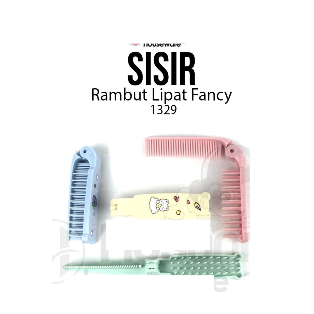

Sisir Lipat Fancy Portable / Sisir Rambut Lipat