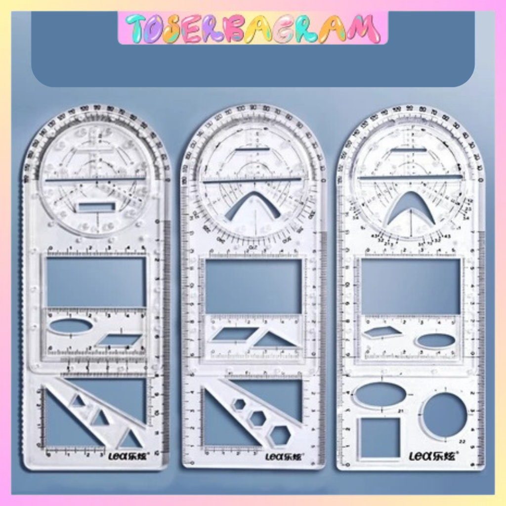 

Penggaris Busur Lengkap / Penggaris Busur Tebal / Penggaris Busur Multifungsi