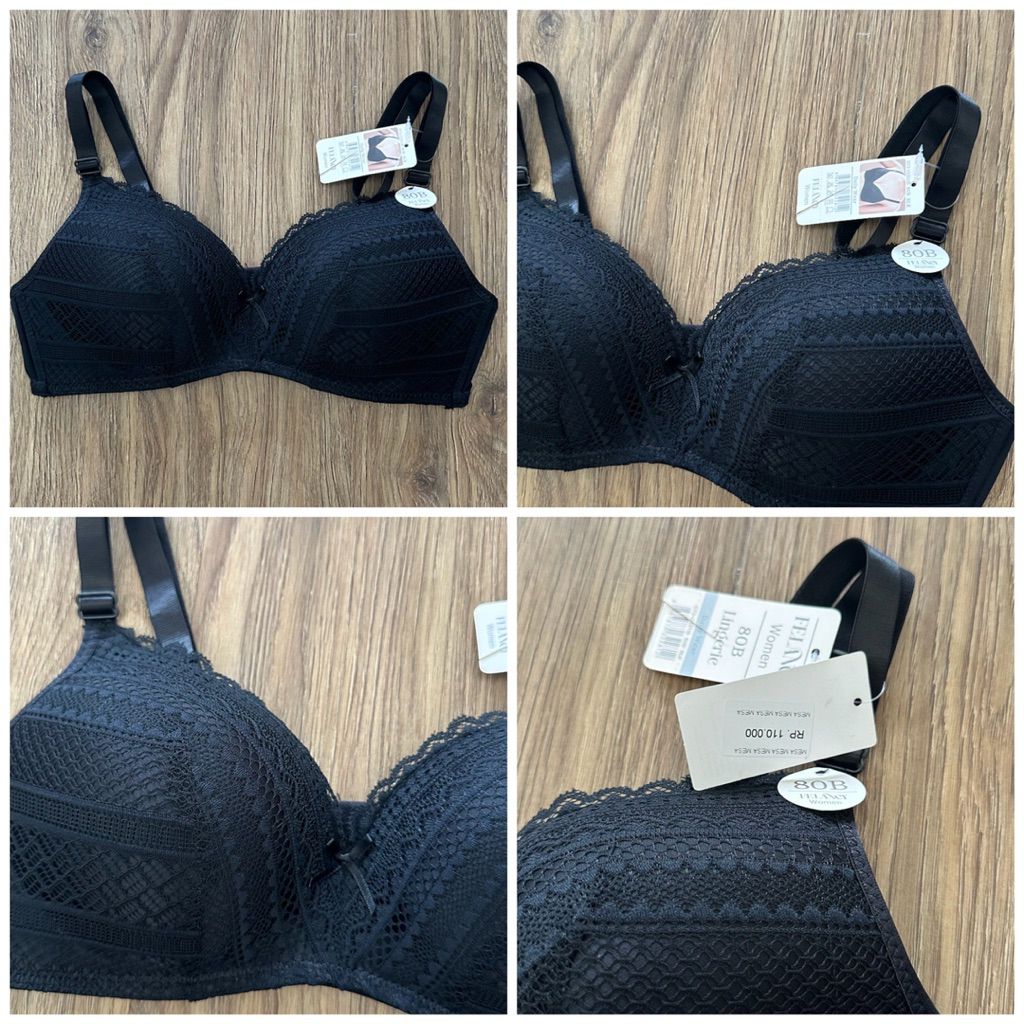 Felancy bra daily wear tanpa kawat branded 73-01311 size 34B 36B