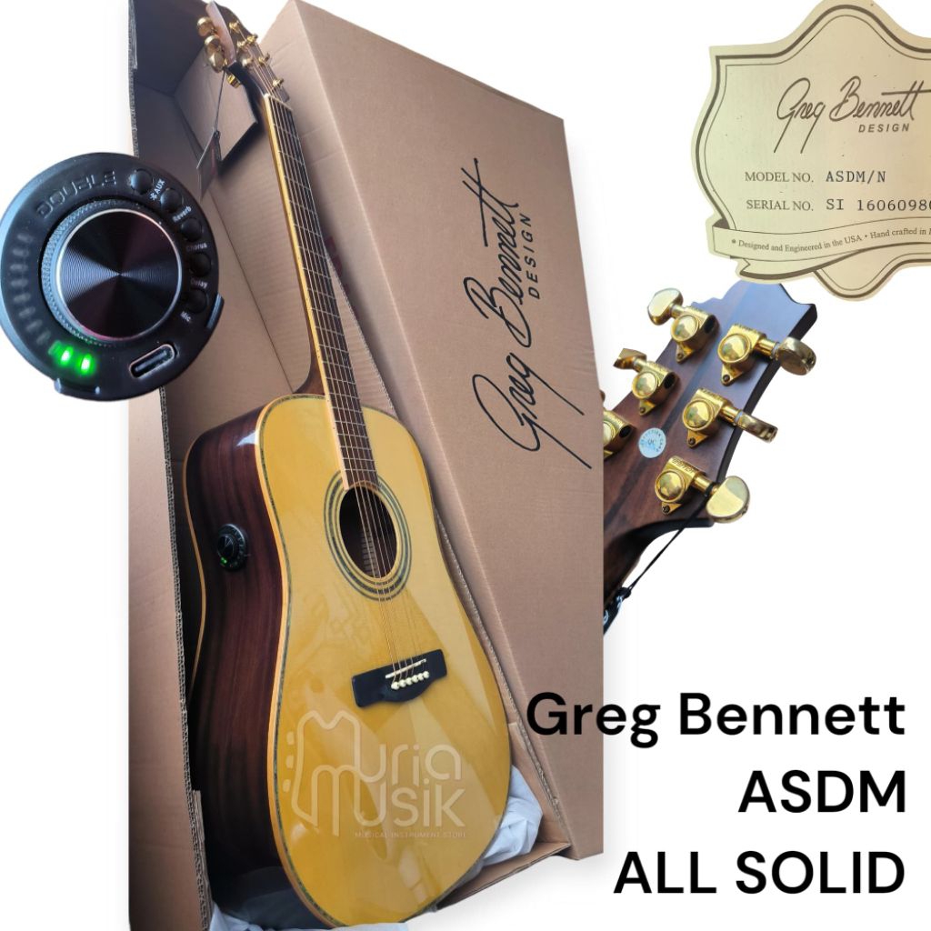 Gitar Greg Bennett ASDM All Solid Transcoustic