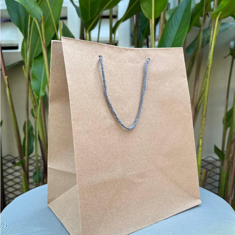 

PAPERBAG R5 COKLAT polos / tas asul