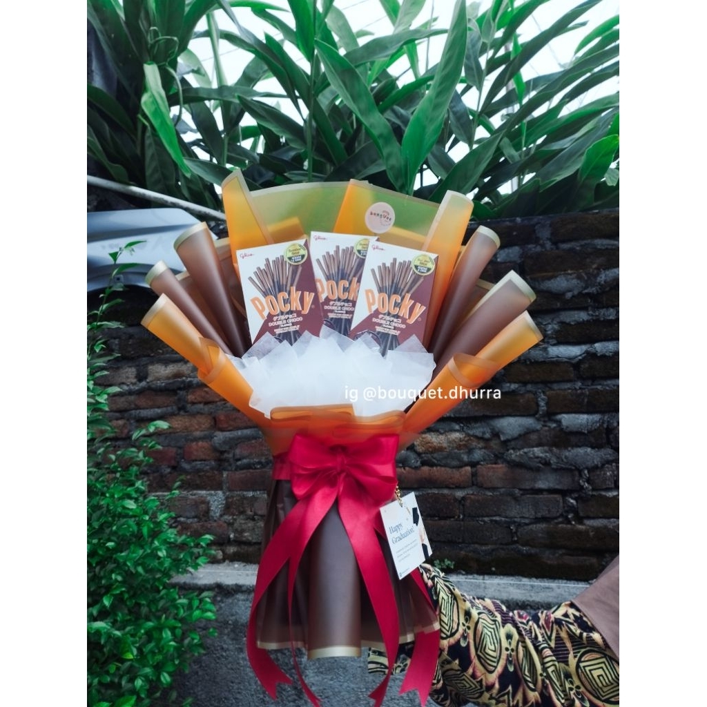

BUKET SNACK POCKY MURAH JOGJA |BUKET WISUDA BOUQUET SNACK|