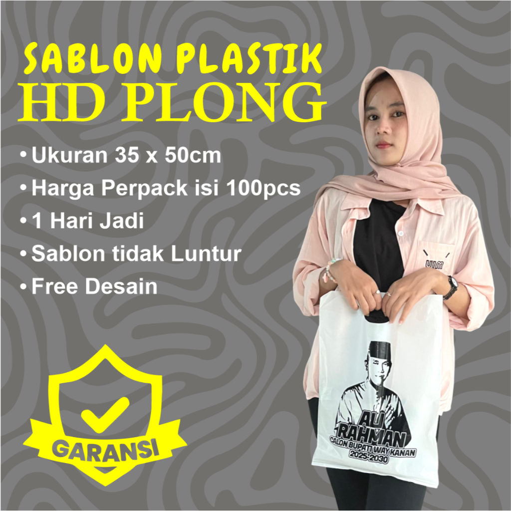 

Plastik Sablon Custom 100 Pcs Hd Plong 35x50 cm FREE DESIGN, Plastik Murah, Plastik Custom, Plastik COD, Plastik HD Plong, Plastik Murah