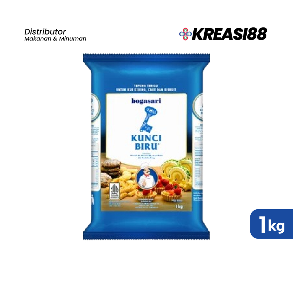 

Tepung Terigu KUNCI BIRU PREMIUM 1 kg