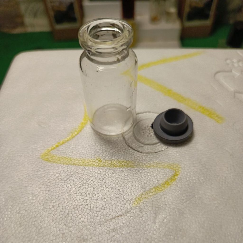 botol vial 5ml gratis penutup karet #botolvial #vial #vial5ml