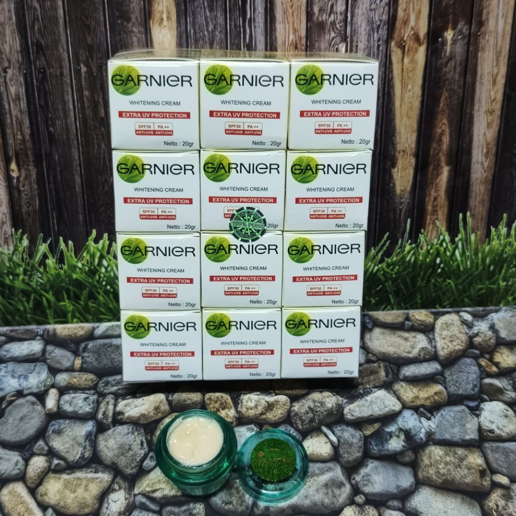 12Pcs // Cream Garnier Gentong Extra Uv Protection Bisa Dipake Buat Siang & Malam Hari Original