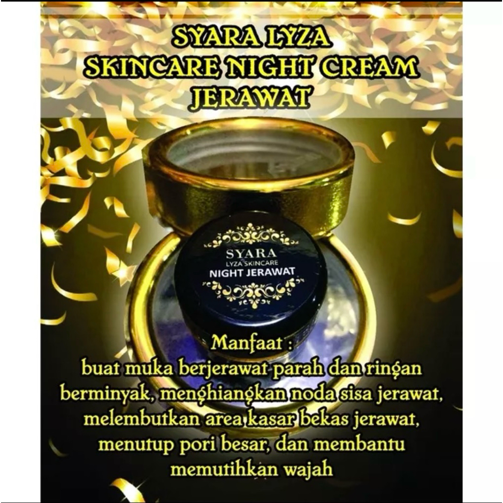 NIGHT JERAWAT premium syara lyza skincare