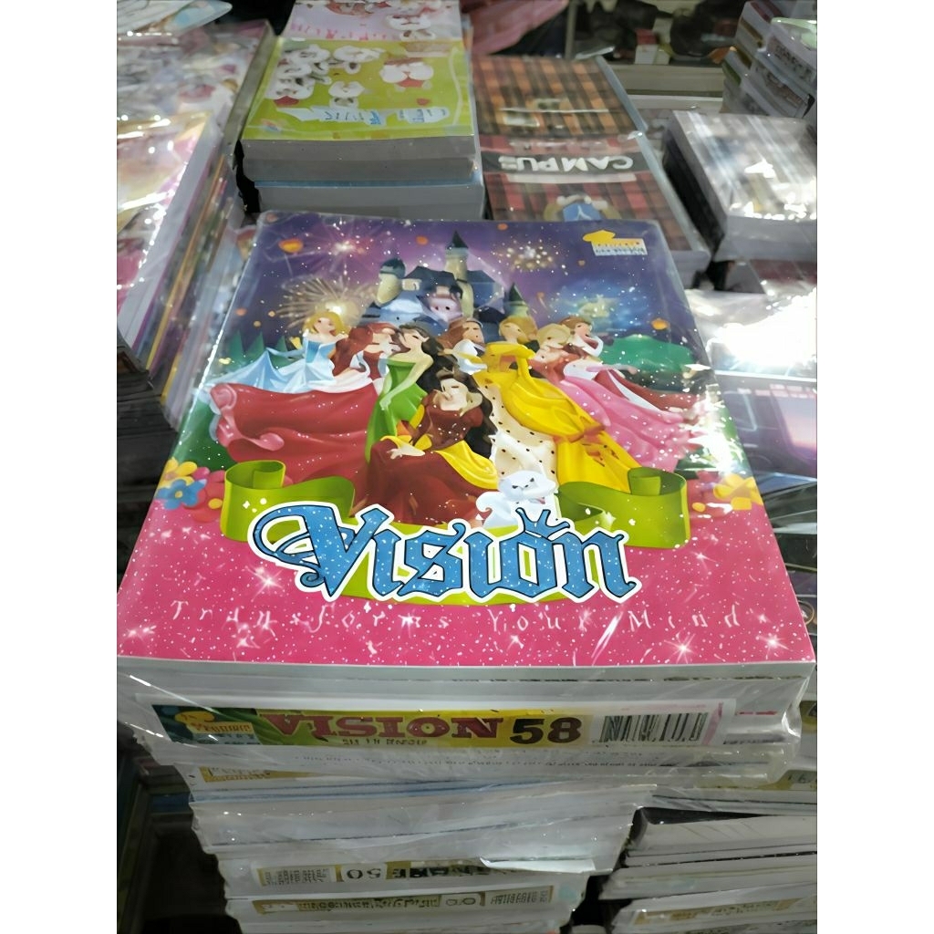 

BUKU TULIS MURAH VISION 58 LEMBAR ISI 10 PCS BUKU TULIS PERER