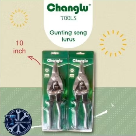 Gunting baja ringan gunting seng gunting hollow 10" Changlu by NLG