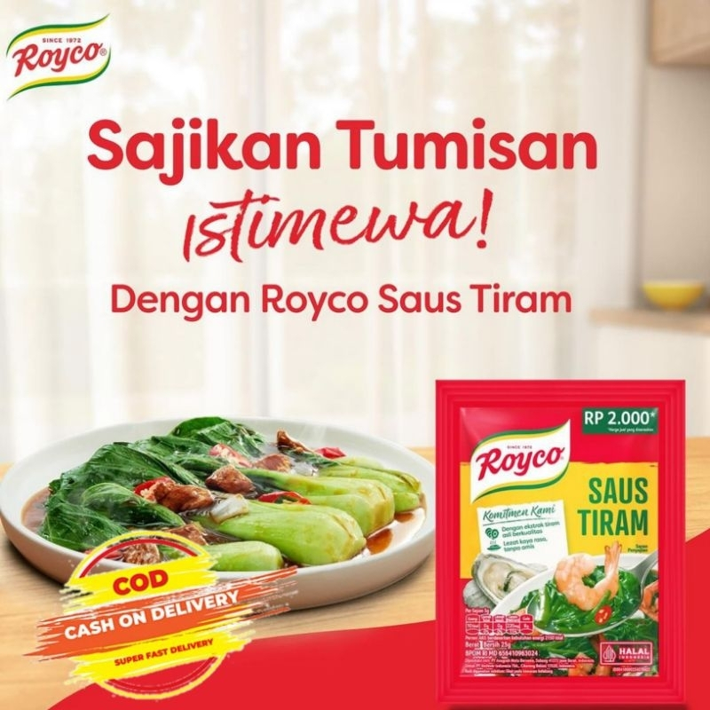 

ROYCO SAUS TIRAM SACHET 1 LUSIN 12X25GR ORIGINAL ROYCO