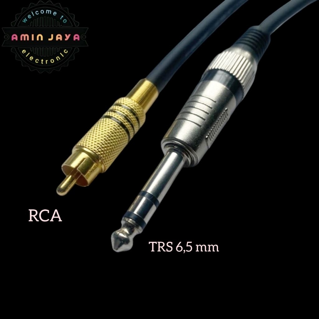 Jack TRS akai steteo 6,5 to jack rca