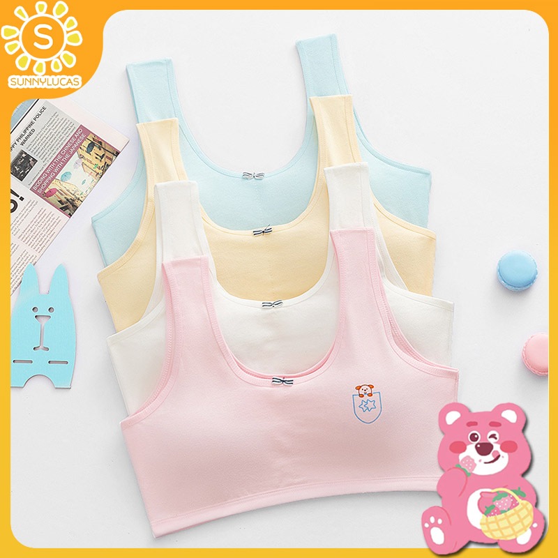 Sunny.Lucas katun Miniset bh remaja remaja katun premium dalaman remaja perempuan kemban cewek remaj