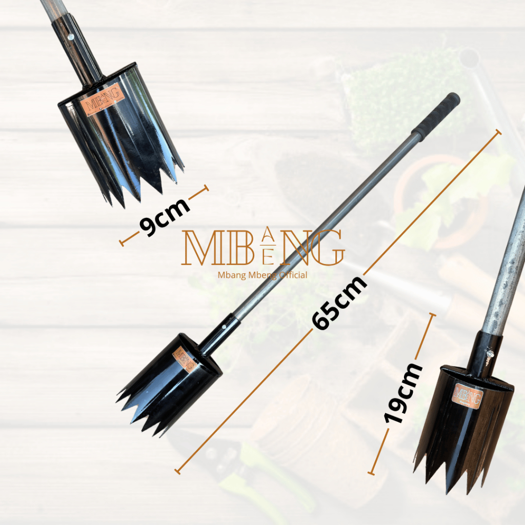 Sekar_Jenaka Mbang-Mbeng Plong Mulsa Diameter 9Cm / Alat Pelubang Plastik Mulsa Dengan Gagang /