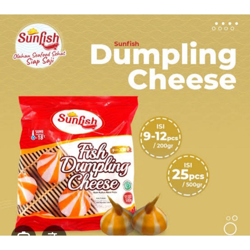 

SUNFISH DUMPLING CHEESE 500GR