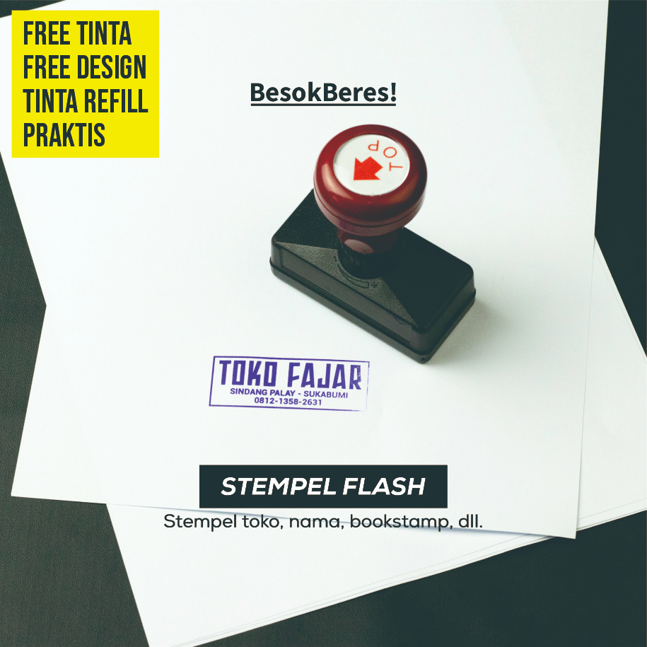 

Stempel Flash Custom | Semua Ukuran | Free Design | Stempel Custom, Stempel Logo, Book Stamp, Stempel Nama, dll.