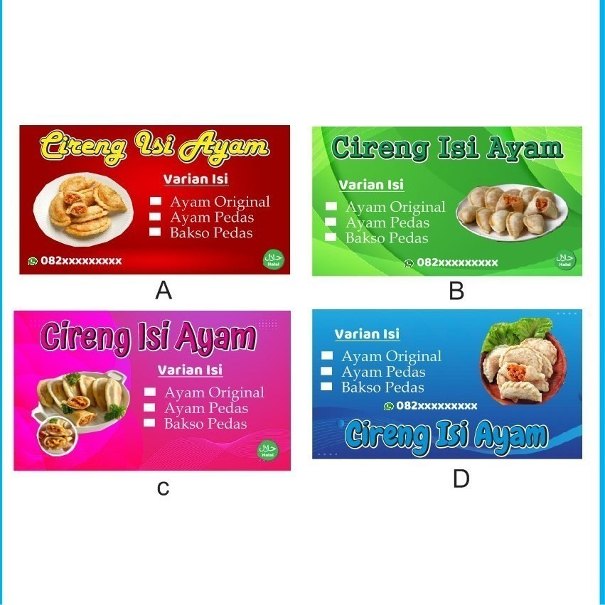 

ISKSTORE - sticker cireng isi ayam sticker seblak sticker makaroni