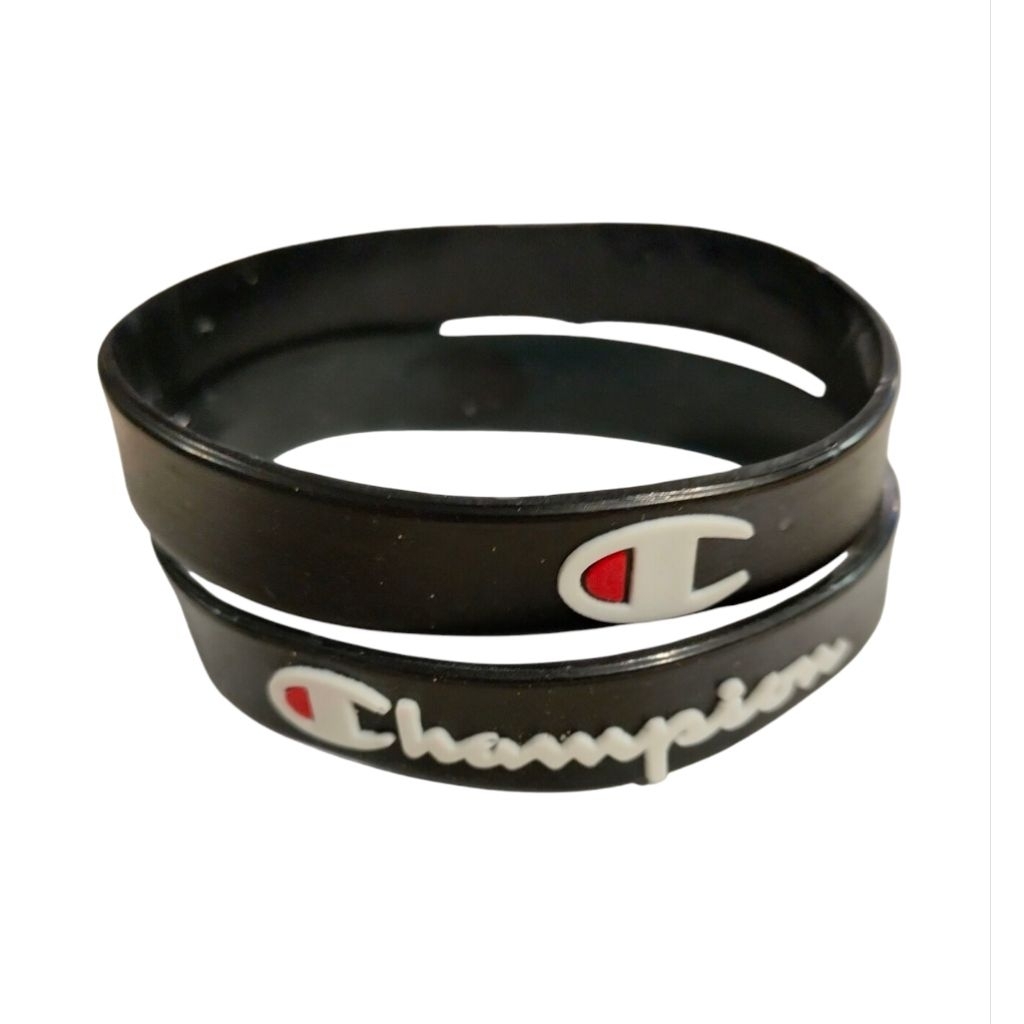 Gelang Tangan Karet Hitam Distro Cowok Cewek Keren