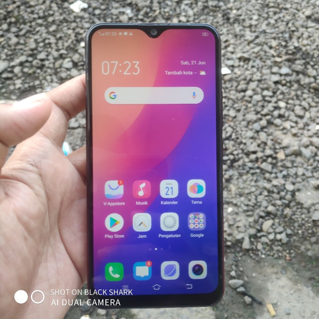 Vivo y12 (model 1904) Ram 3gb internal 32gb Second Normal, tinggal pakai