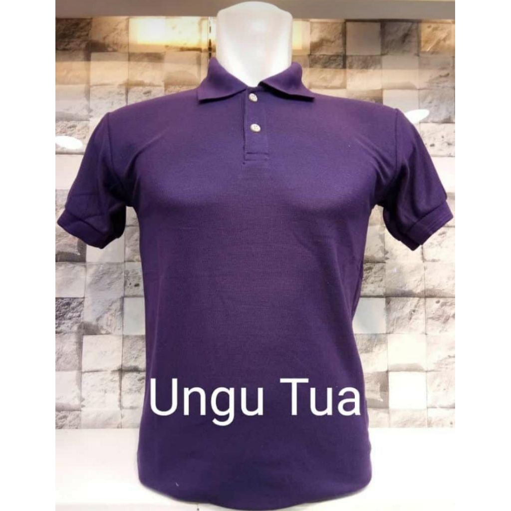 GARANSI Kaos Polo Polos Kerja Berkerah Lengan Pendek / Kaos Unisex Pria Wanita / Kaos Training /