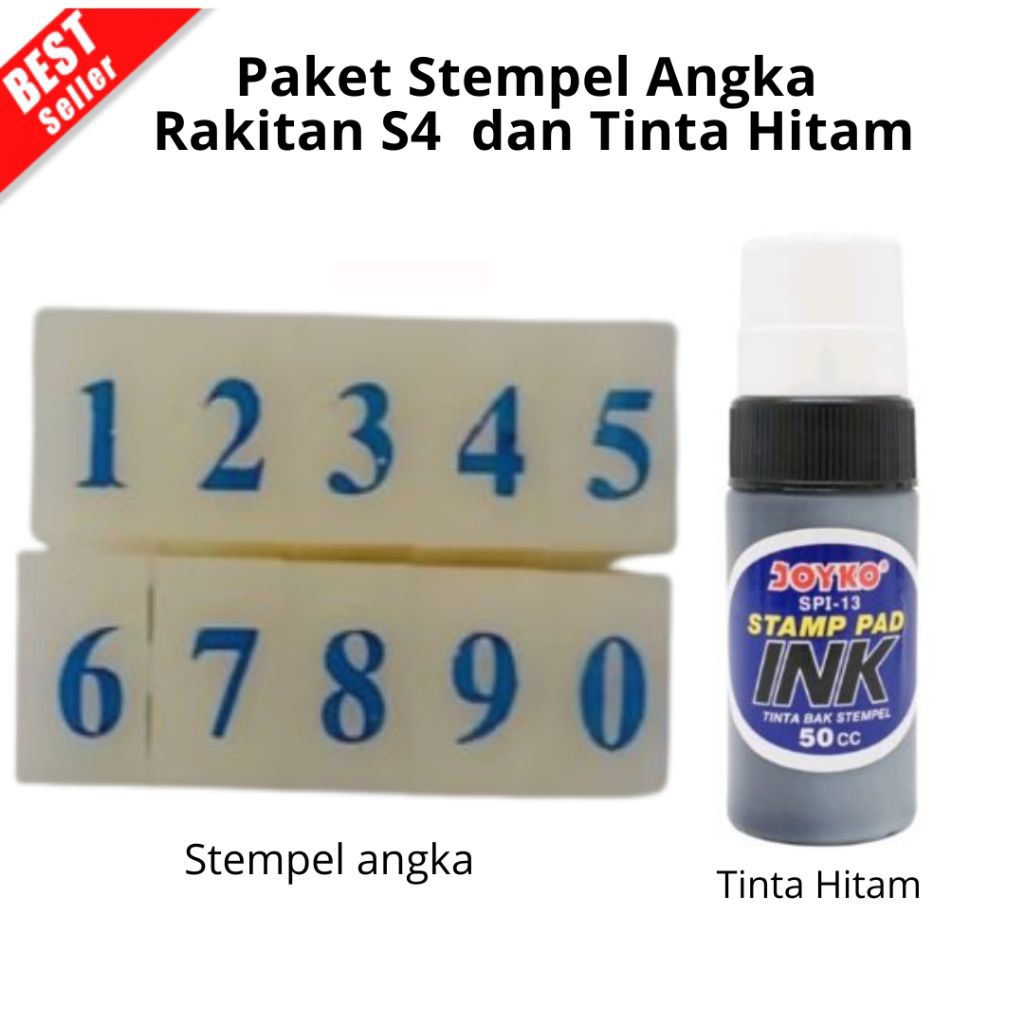 

Paket Stempel Angka Rakitan S4 Stempel Karet Motif dan tinta hitamAngka Stempel Angka Bongkar Pasang S4