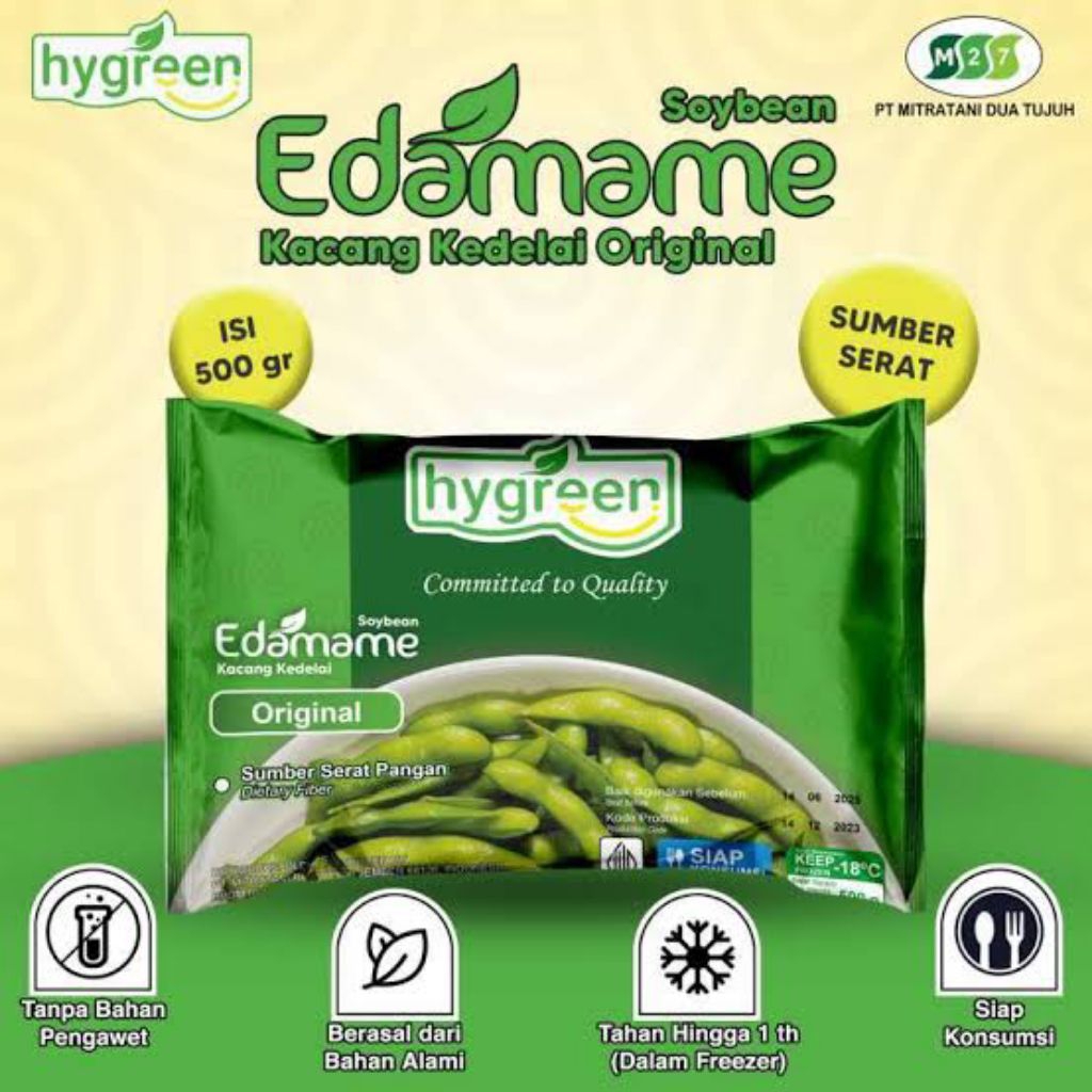 

Hygreen edamame original 500gr