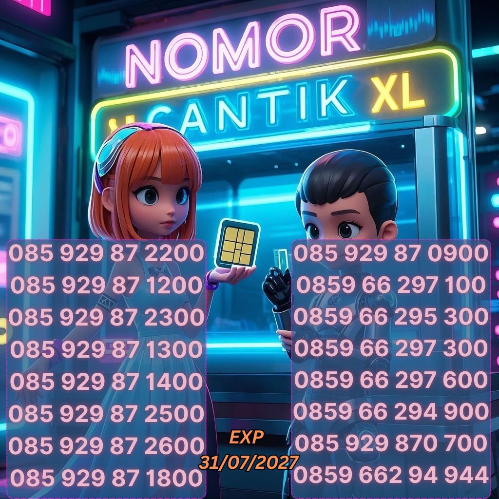 Nomor Cantik XL Seri 085 929 87 XXXX Ekor Ratusan & Ekor Triple Harga mulai 27ribu