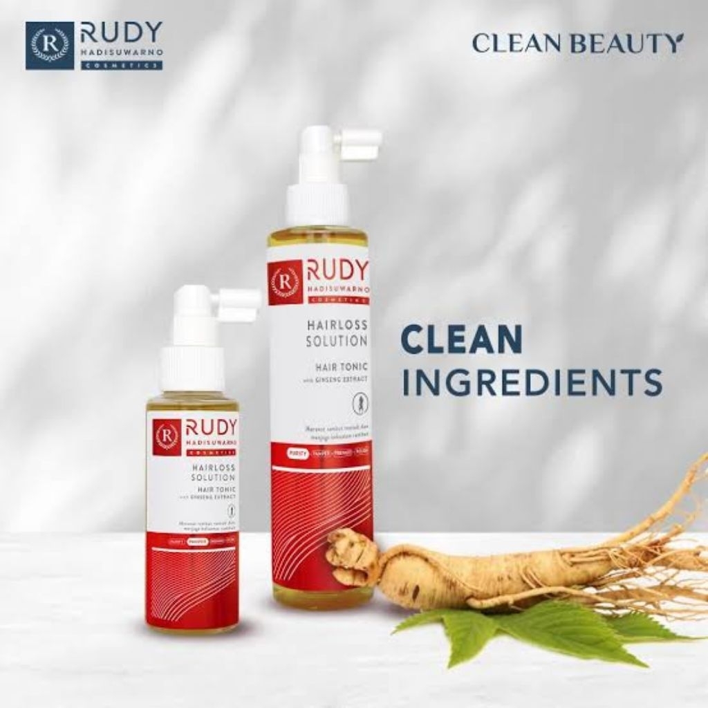 Rudy Hair tonic ginseng extra untuk rambut rontok
