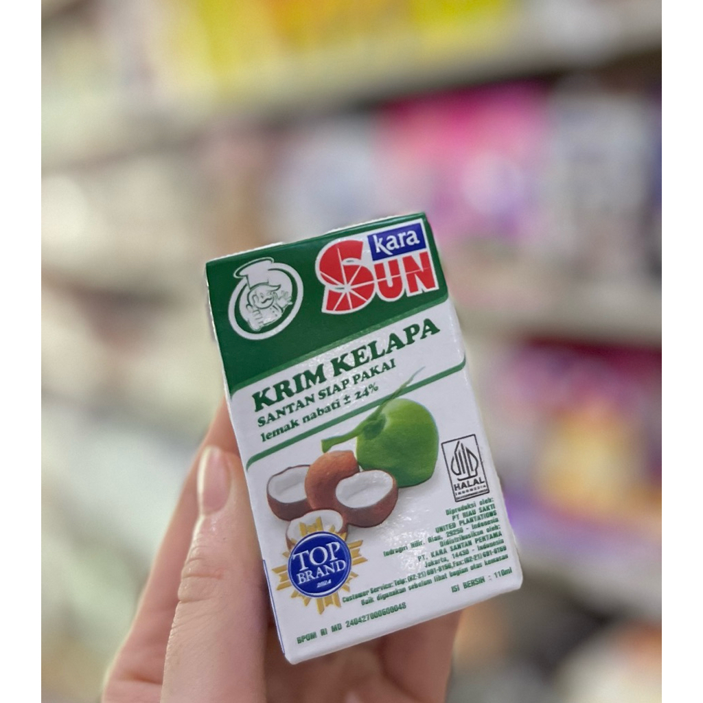 

Sun Kara / Santan Kara / Santan siap Pakai ( Krim Kelapa ) 110ML