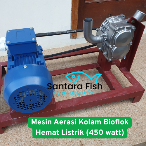 Mesin Aerasi Kolam Bioflok Hemat Listrik Supercharger Amr 500