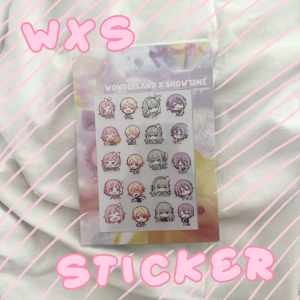 

wonderland x showtime mini waterproof sticker [BACA DESC)