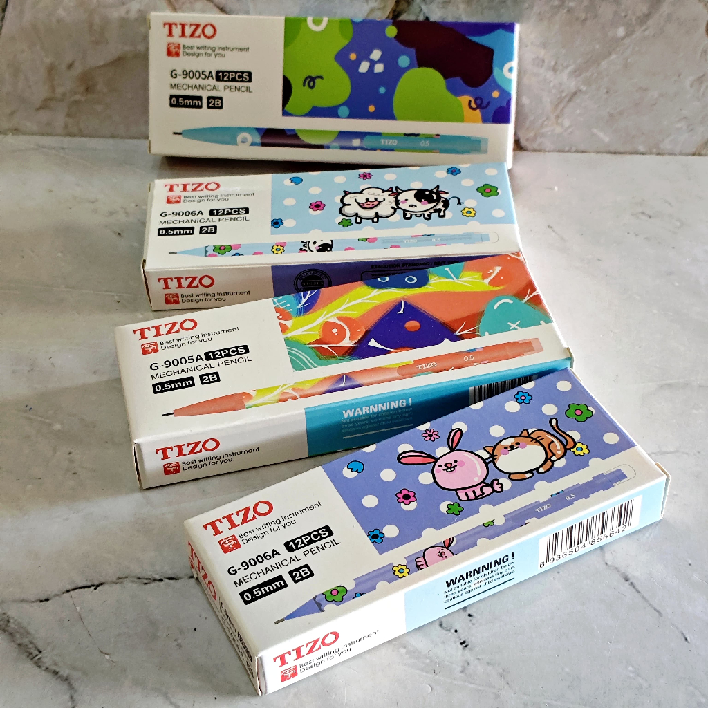

ECER ( 1 BIJI ) Pensil Mekanik Tizo Kecil 0.5 mm Pensil Isi Ulang Tizo 0.5mm
