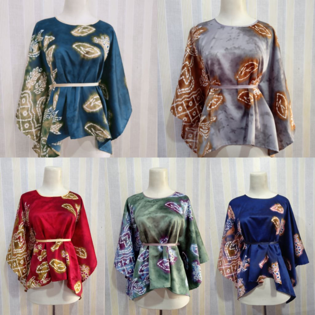 CAPE SASIRANGAN BUNGAS/ATASAN SASIRANGAN WANITA/BLOUSE SASIRANGAN BANJAR/MURAH/COD