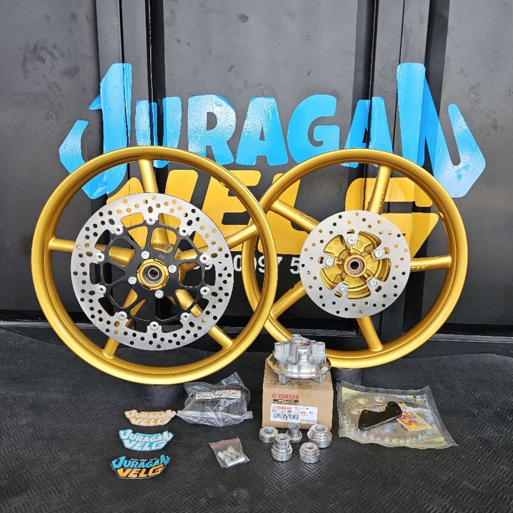 wheelset velg copy rcb merk VROSSI sanca pnp crf dtrackek klx wr gtr cbr cb150r old cb150r tiger rev