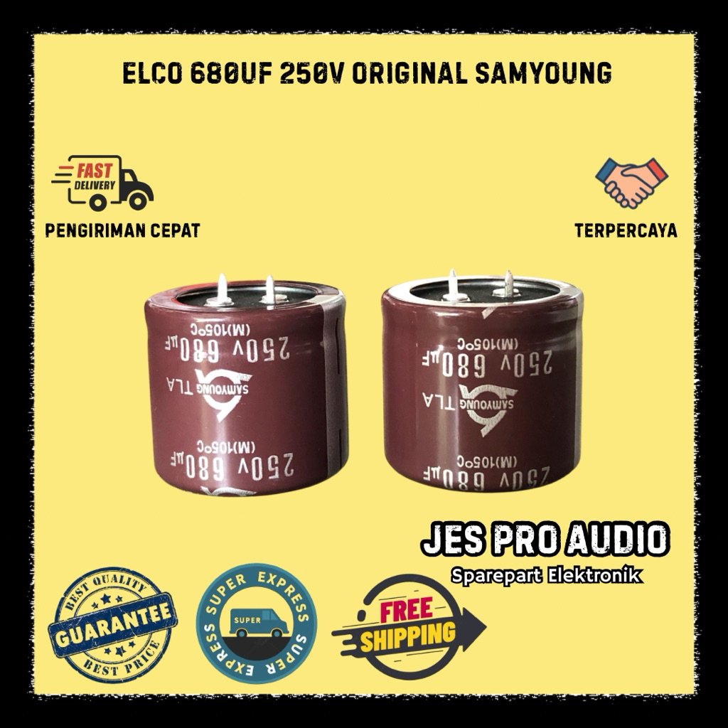 ELCO 680UF 250V ORIGINAL SAMYOUNG