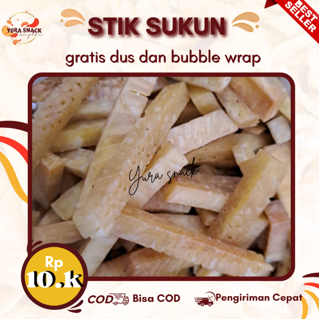 

Stik Sukun Premium Gurih Renyah Rasa Original Kemasan 250 Gram - 1000 Gram