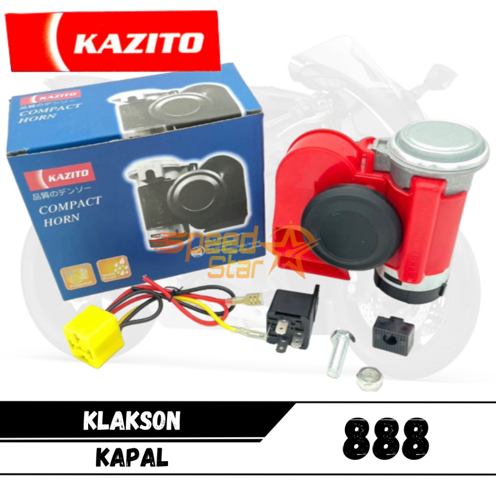 Klakson Nautilus Dinamo - Klakson Stabel Kapal motor mobil Klakson Kapal 12v / 24v