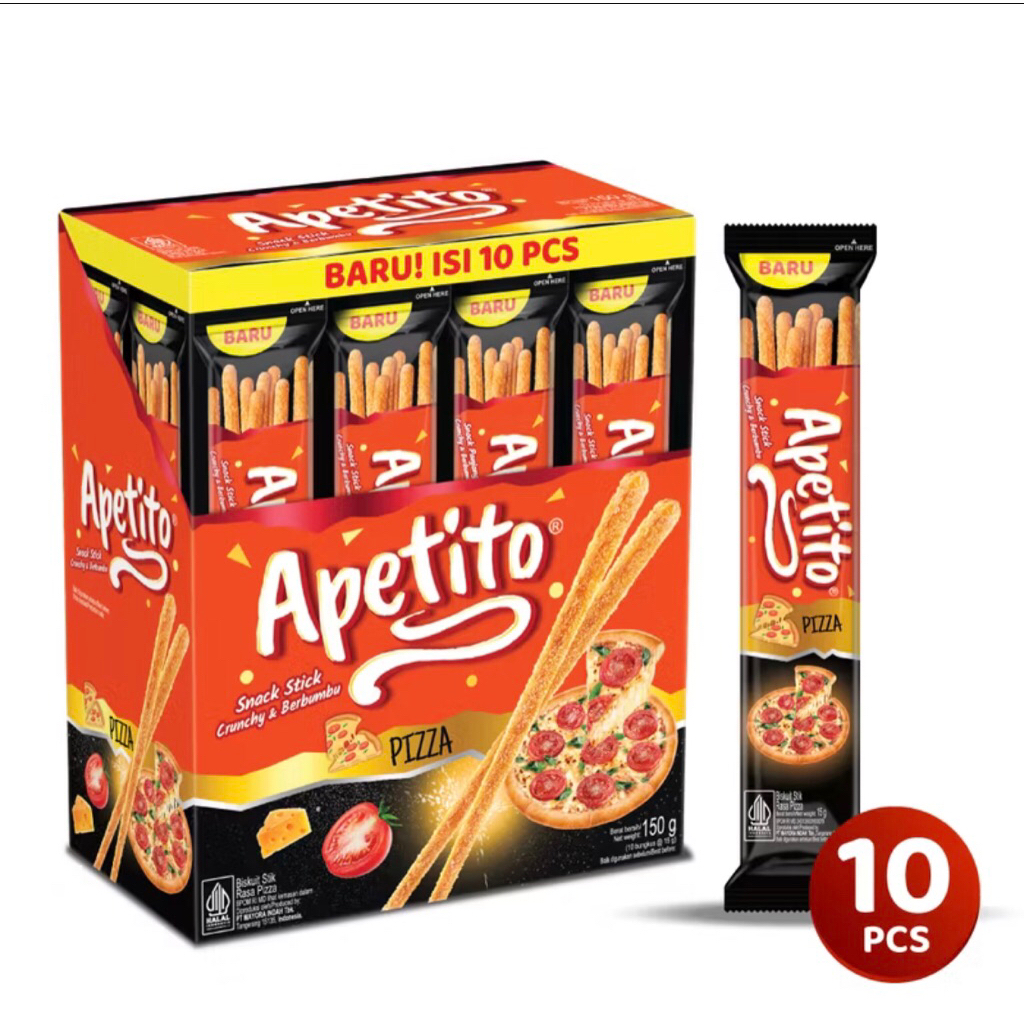 

Roma Apetito Snack Stick Biskuit Stik isi 10pcs