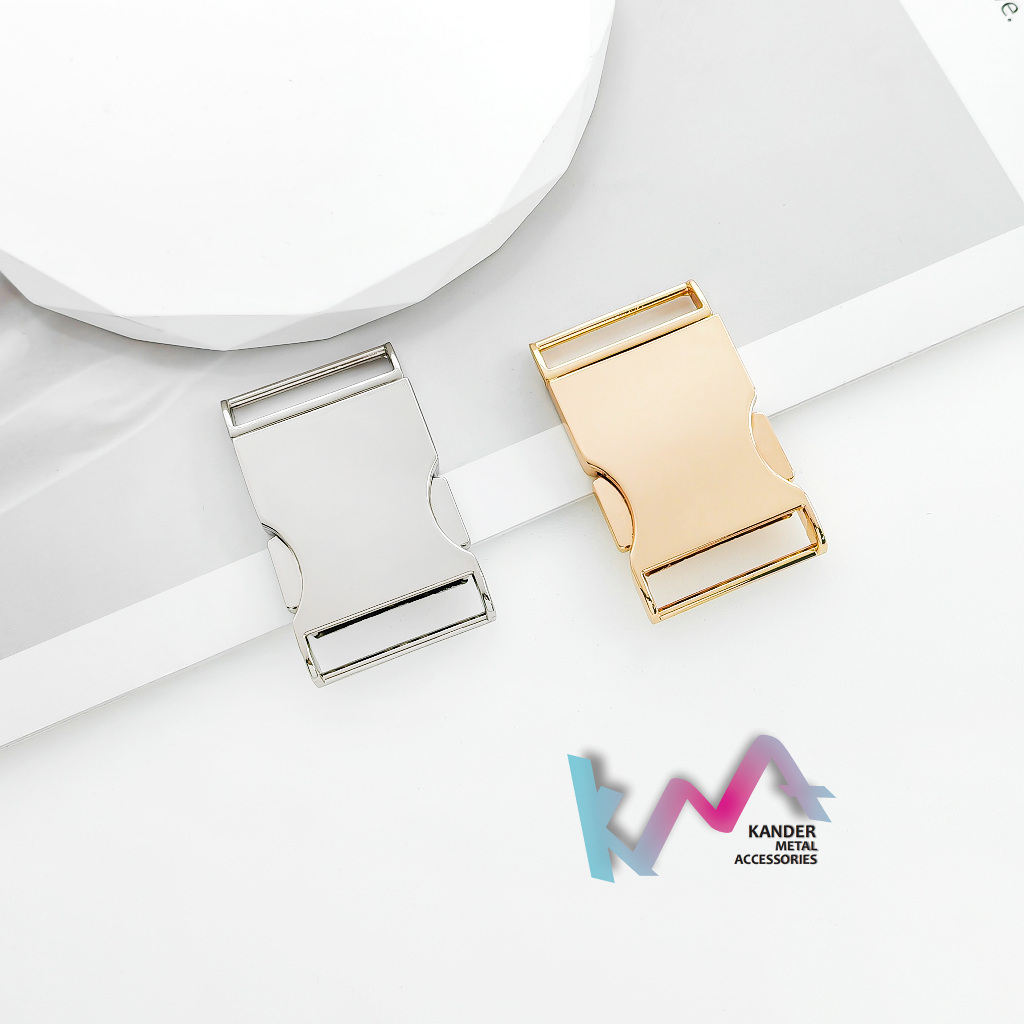 Kandor Alloy Buckle Kunci Sodok Metal Buckle Gesper Aksesoris Fashion Wanita 25mm | 32mm | 38mm YS11