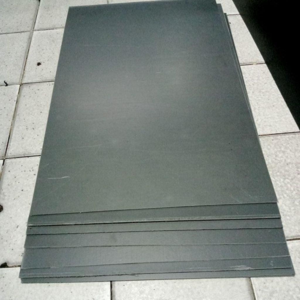 PVC 5mm ukuran 50cm x 80cm plat PVC 5mm