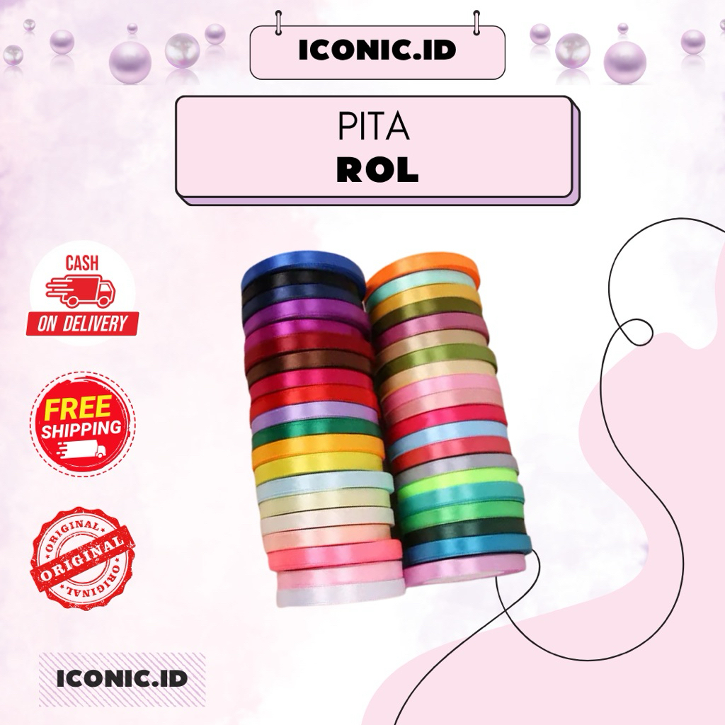 

Iconic.id - Pita Rol / Rol Pita Gulung / Rol Pita Lebar 1 cm / 2.5 cm