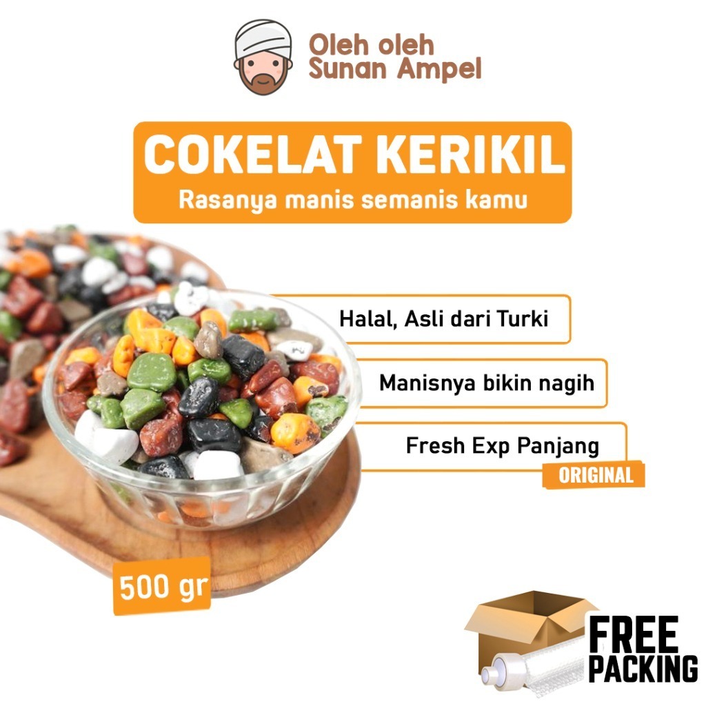 

Cokelat Kerikil Premium 500Gr Khas Arab Mood Booster Semangat Hidup Kado Souvenir Pernikahan Bahagia