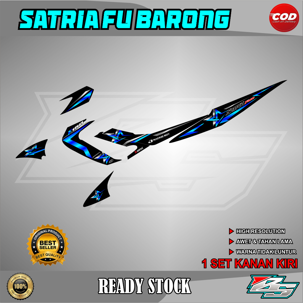 STRIPING SATRIA FU BARONG VARIASI KEREN