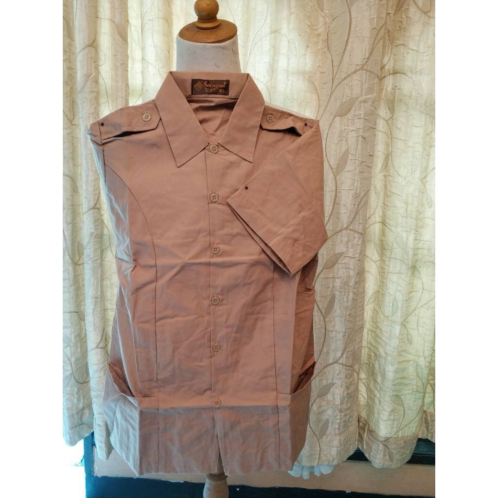 baju katrina pramuka PEMBINA CEWEK panjang dan pendek