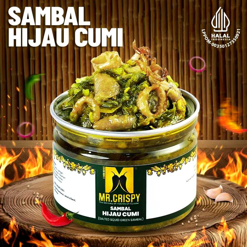 

Sambal Cumi Hijau Mr.Crispy