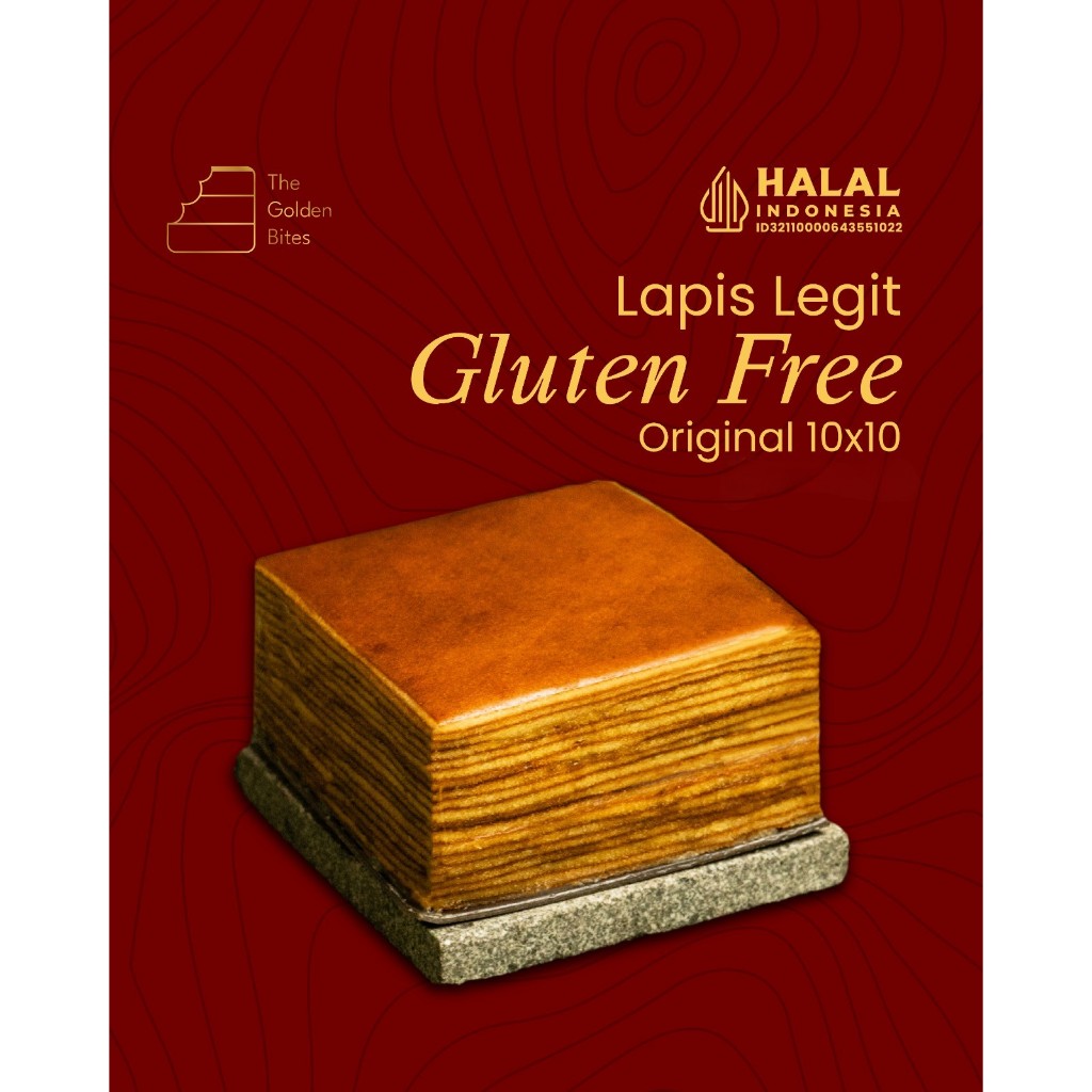 

Lapis Legit Loyang Mini Gluten Free Premium Halal