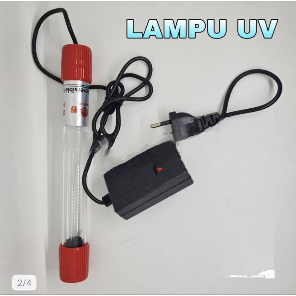 Lampu Aquarium Uv ultra violet yamano 11wat pembasmi lumut fertilisasi stalirisasi