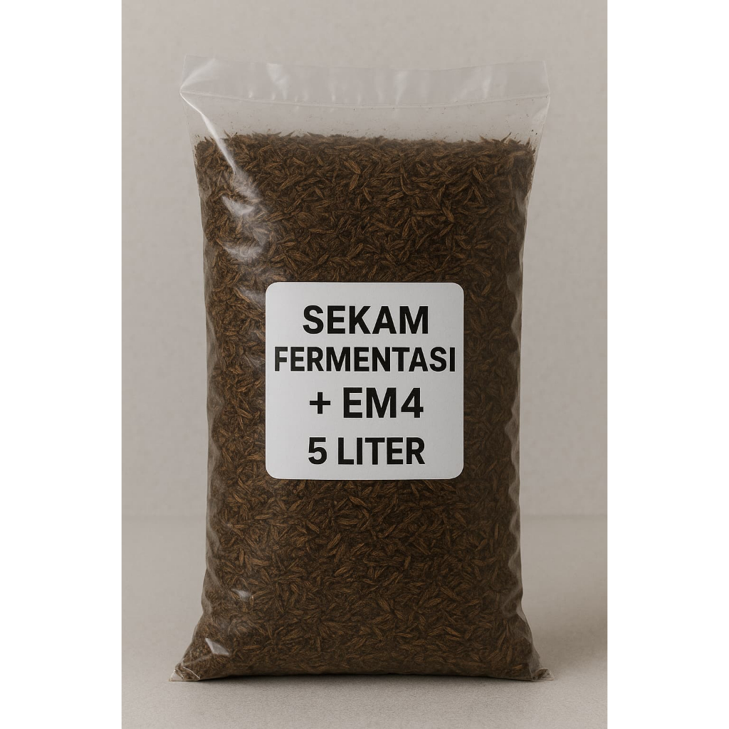 SEKAM FERMENTASI 3 DAN 5 LITER / KOHE / SEKAM PADI / MEDIA TANAM / SOBAT PANGAN